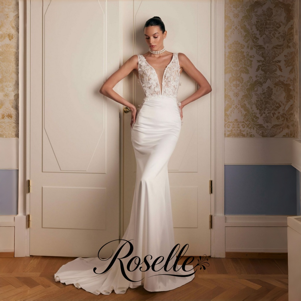 Wedding Qw - Suknia ślubna typu syrena z koronką