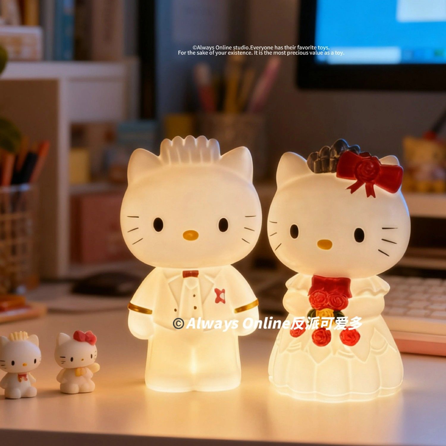 Wedding Tap - Urocza lampka nocna Hello Kitty w