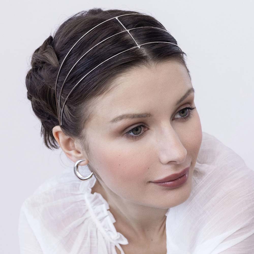 Wedding Supply Store - Stonefans metalowa opaska na głowę ślubna