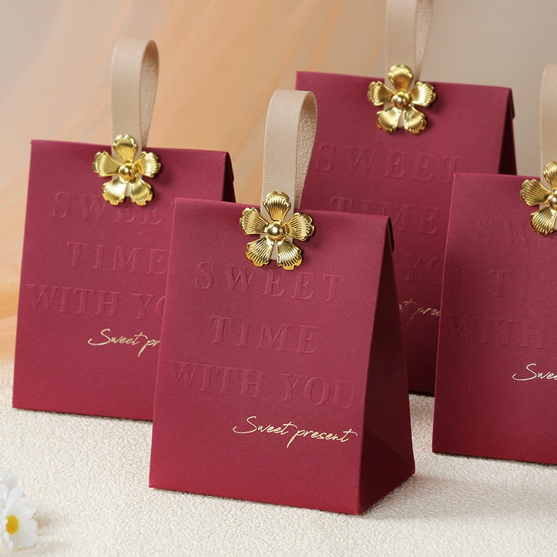 Wedding Supply Wholesale - 20/50 szt. Ekskluzywne czerwone pudełka na