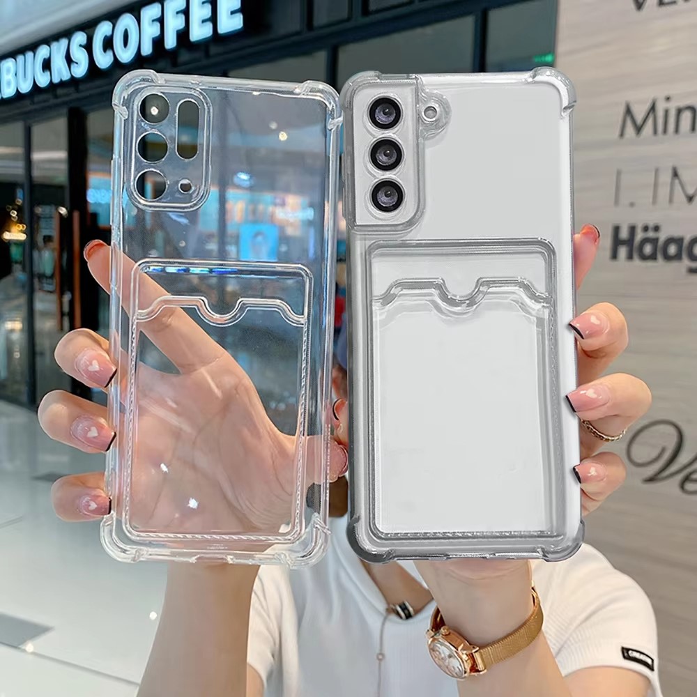 Place Card Holder - Przezroczyste silikonowe etui na telefon z