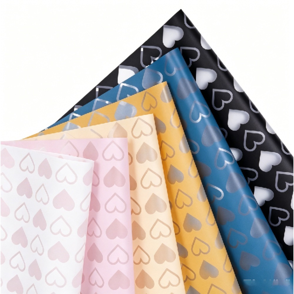 Good Floral & Wedding Decor Supply - Srebrne Serce Hansu Kwiatowy Papier do