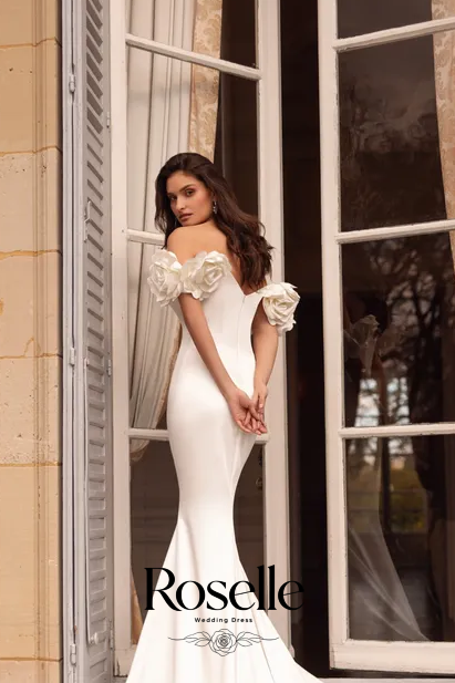 ROSELLE Prosta Suknia Ślubna S – Wedding Qw recenzja i cena