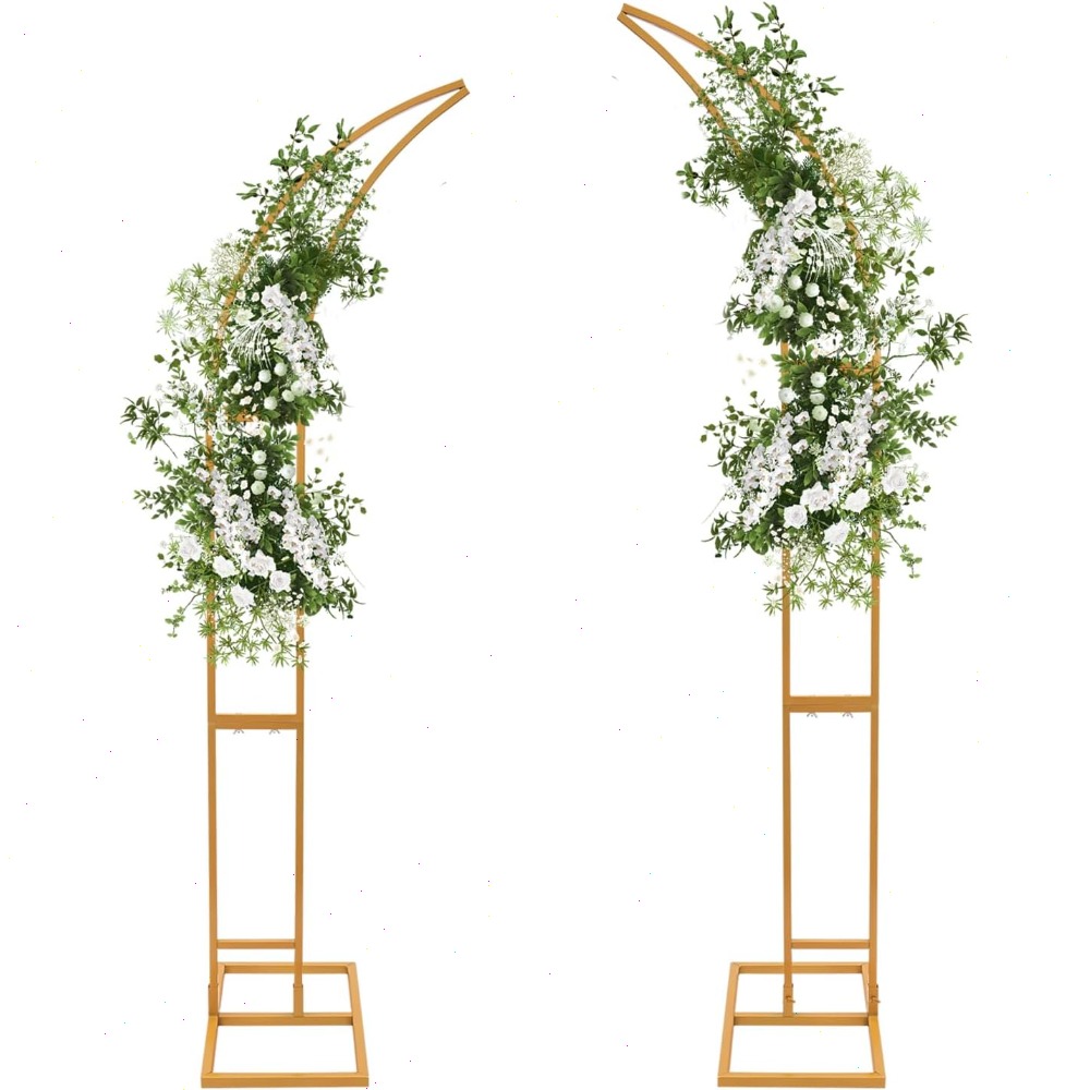 2 szt. Zakrzywione łuki ślubne – Wedding Arch Flower recenzja i cena