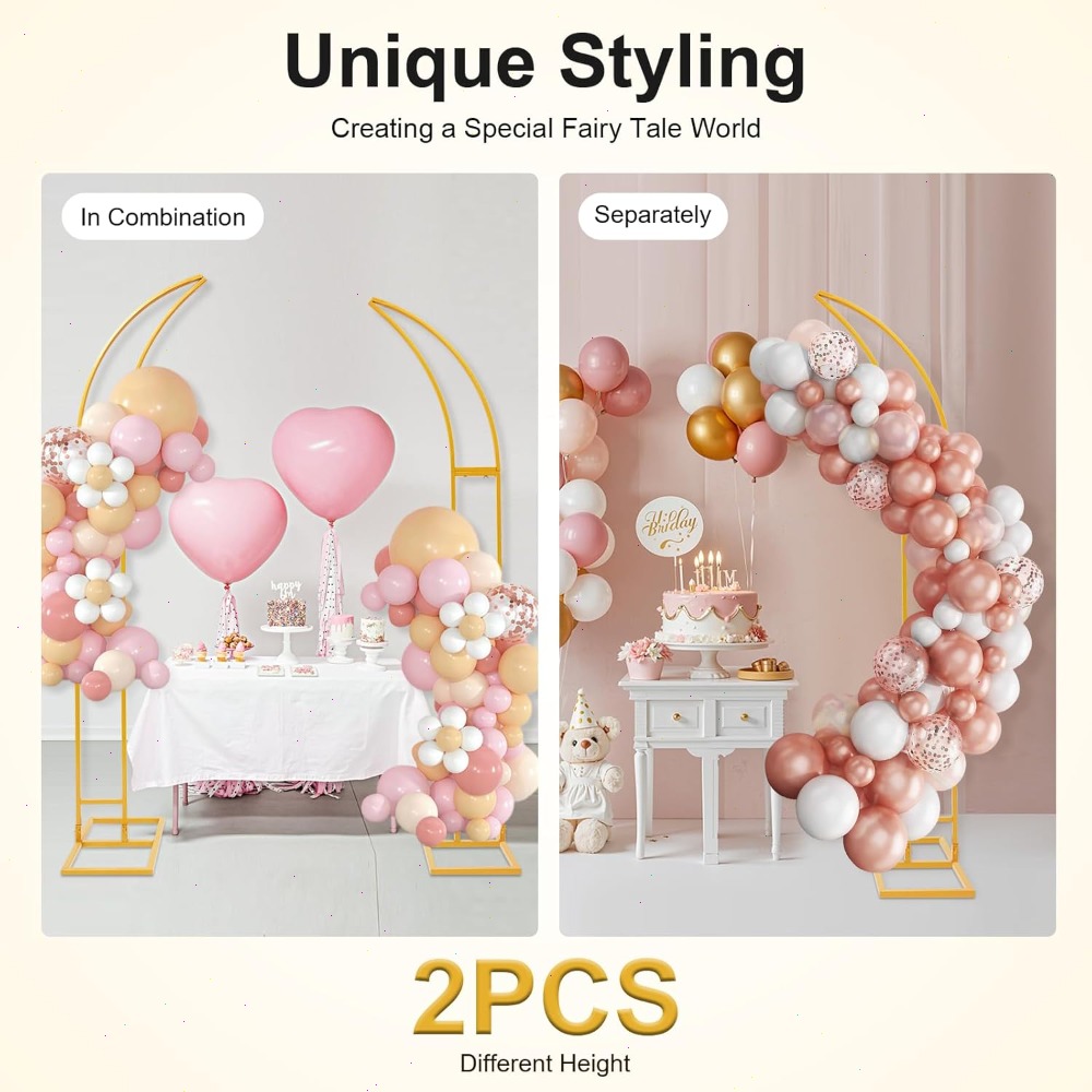 2 szt. Zakrzywione łuki ślubne – Wedding Arch Flower recenzja i cena