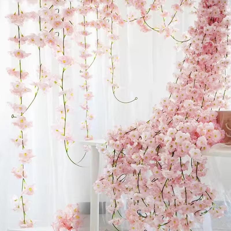 180cm Sztuczne Kwiaty Wiśni, G – Wedding Arch Flower recenzja i cena