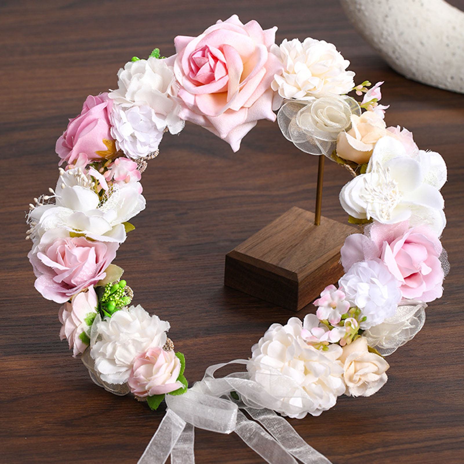 Wianek z kwiatów, girlanda ślu – Wedding Arch Flower recenzja i cena