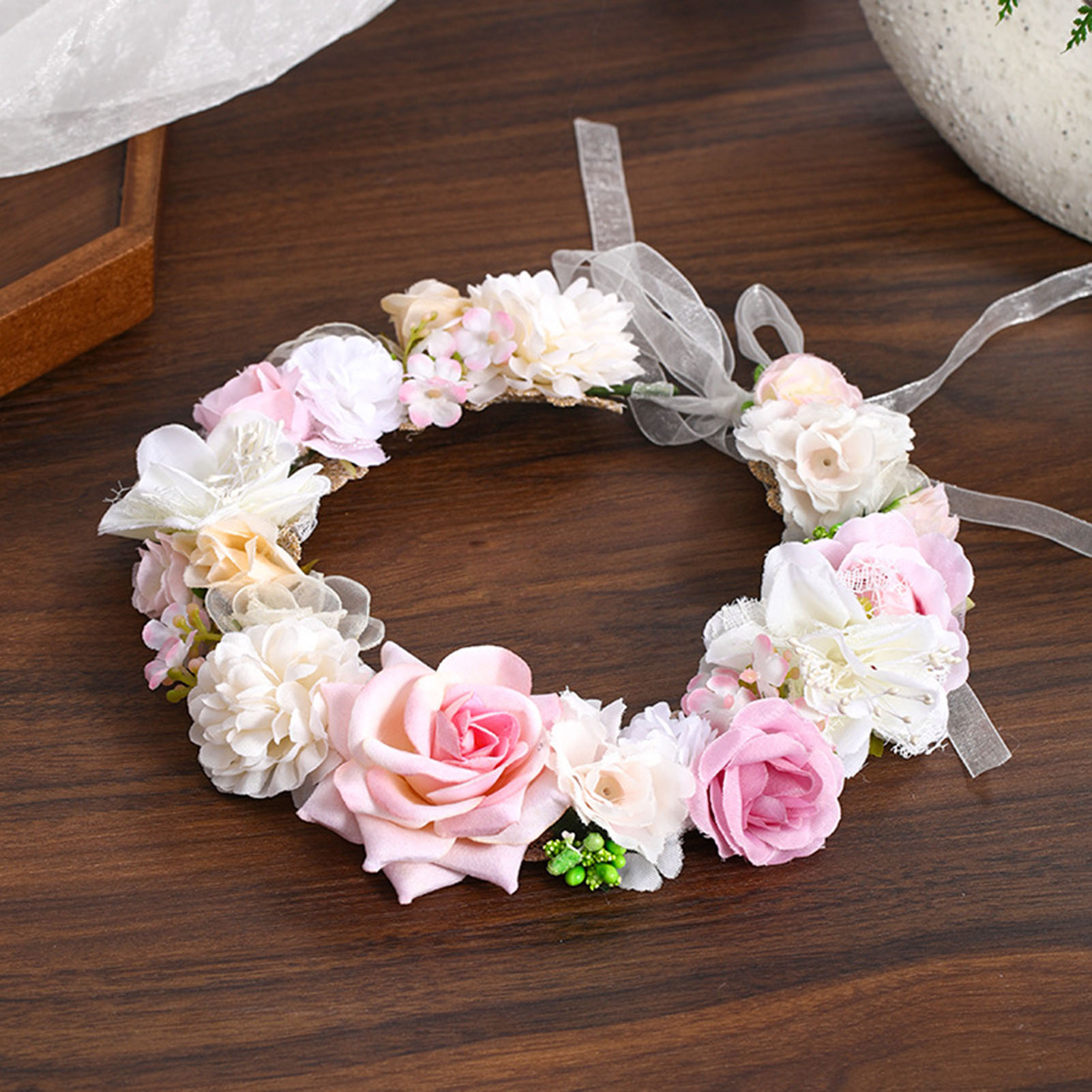 Wianek z kwiatów, girlanda ślu – Wedding Arch Flower recenzja i cena