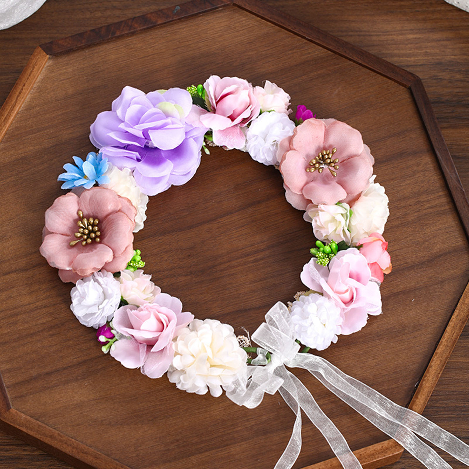 Wianek z kwiatów, girlanda ślu – Wedding Arch Flower recenzja i cena