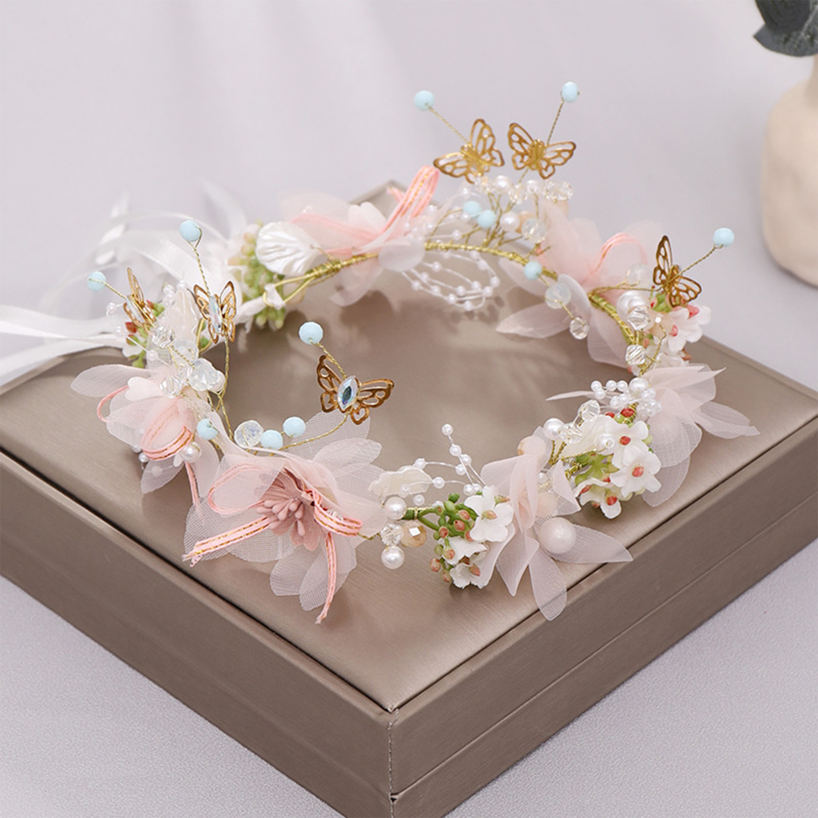 Opaska do włosów z kwiatami dl – Wedding Arch Flower recenzja i cena