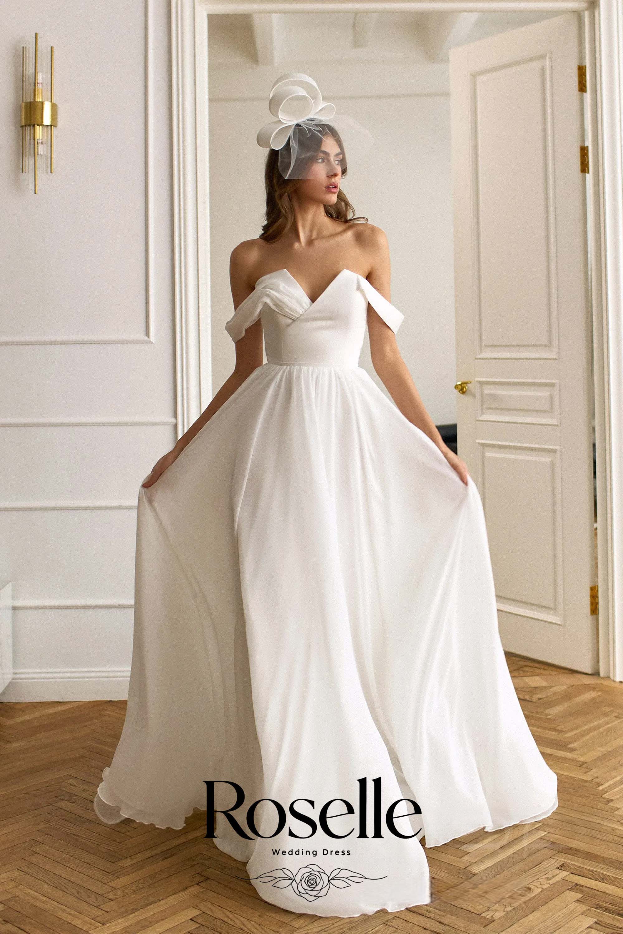Suknia ślubna ROSELLE z dekolt – Wedding Qw recenzja i cena