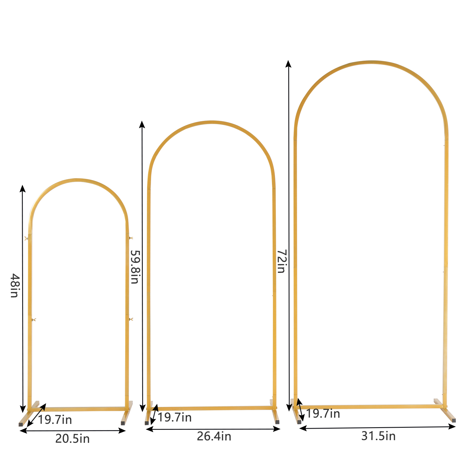 Złoty metalowy zestaw łuków na – Wedding Balloon Arch recenzja i cena