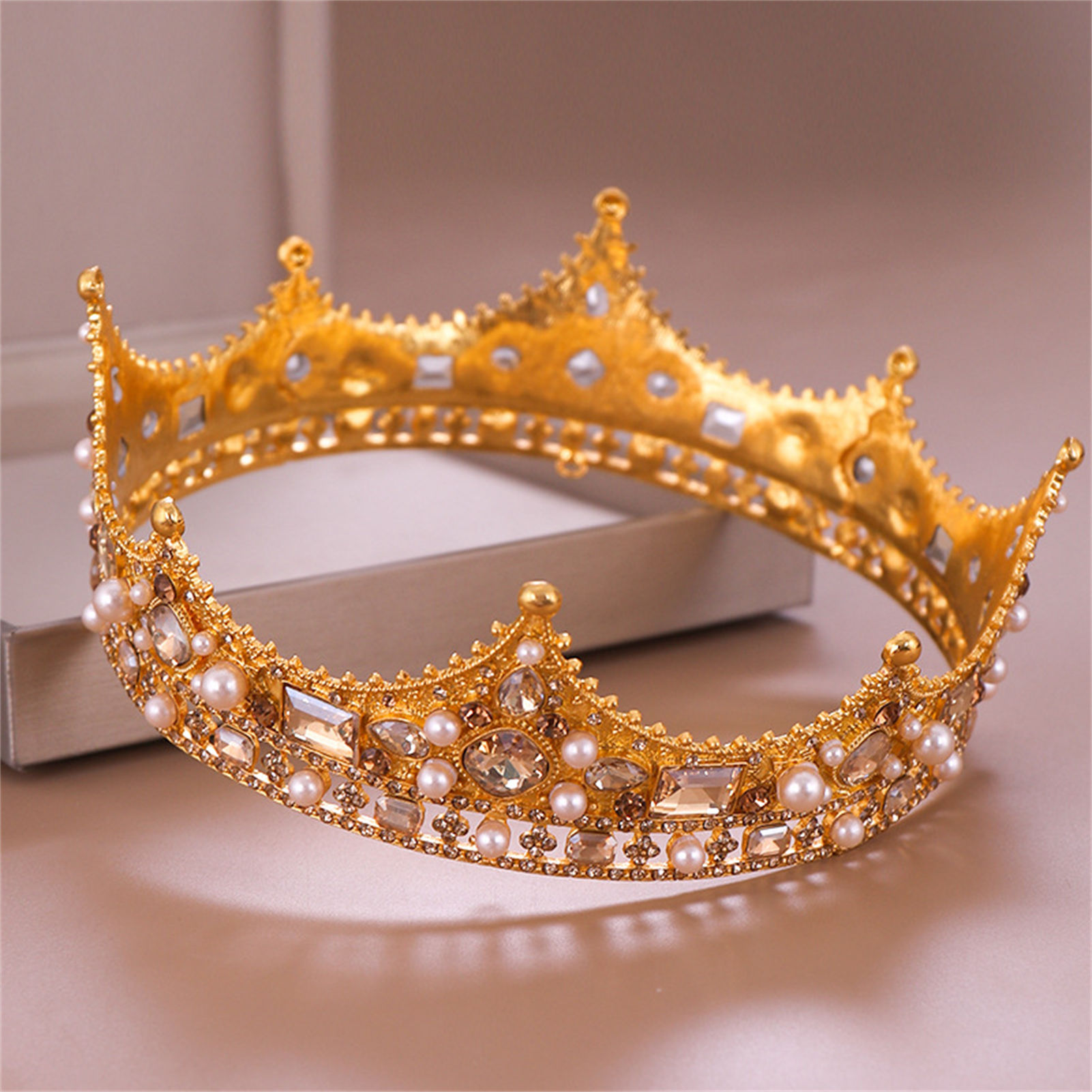 Korona ślubna z cyrkoniami, ti – Wedding Party Supply recenzja i cena