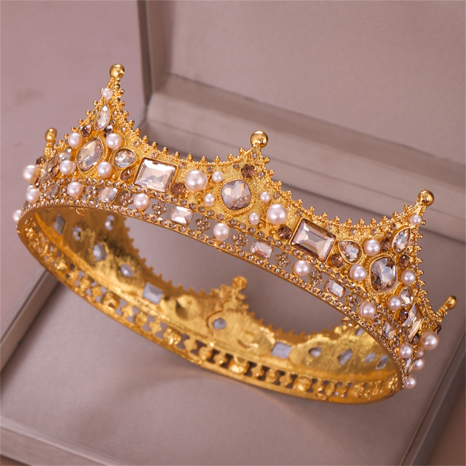 Korona ślubna z cyrkoniami, ti – Wedding Party Supply recenzja i cena