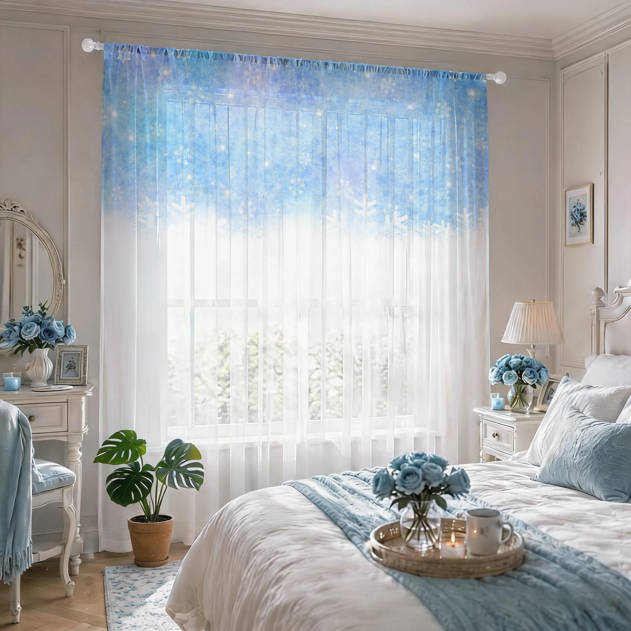 Przezroczysta zasłona z kwiato – Good Floral & Wedding Decor Supply recenzja i cena